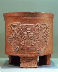 Tripod Vase, Late Xolalpan, 550-650